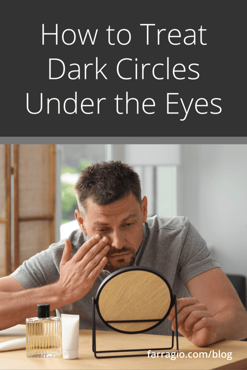 Pin to Pinterest so you don't lose this important information about how to treat dark circles