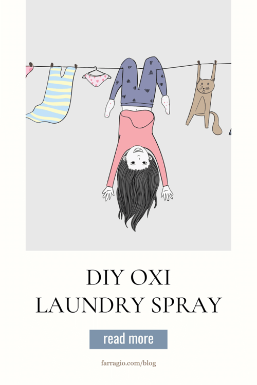 Pin to Pinterest so you don't lose this important information about how to make your own DIY Oxi Laundry Spray