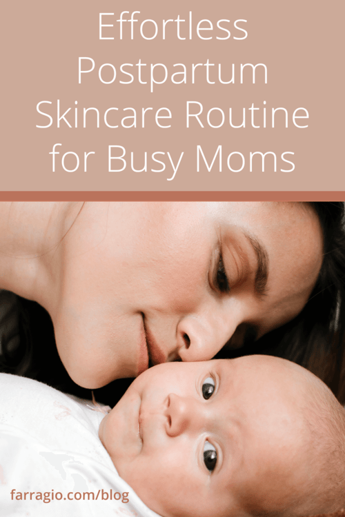 Pin to Pinterest so you don't lose this important information about postpartum skincare