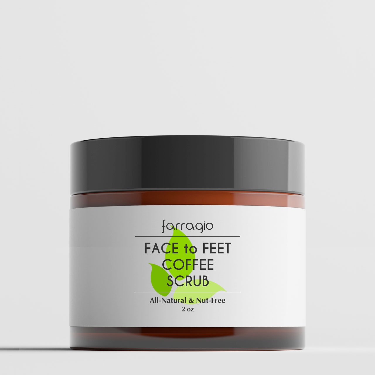farragio All-Natural & Nut-Free Face to Feet Coffee Scrub